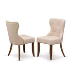 HomeStock Eclectic Elegance 2 Chaises Parson - Chaise de salle à manger