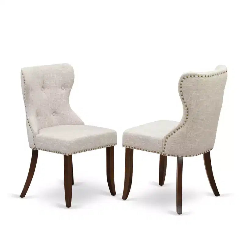 HomeStock Eclectic Elegance 2 Chaises Parson - Chaise de salle à manger