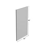 Miroir rectangulaire intégral en alliage d'aluminium à bord fin, doré, 150x90x2cm (sans support)