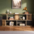 Lantine Table console à 3 niveaux extra-longue de 71 po derrière le canapé