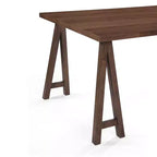 Table de salle à manger moderne en bois de style Mid-Century GDFStudio Sabrina