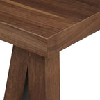 Table de salle à manger moderne en bois de style Mid-Century GDFStudio Sabrina