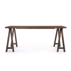 Table de salle à manger moderne en bois de style Mid-Century GDFStudio Sabrina