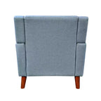 Christopher Knight Home Anvith Fauteuil club capitonné de style moderne du milieu du siècle