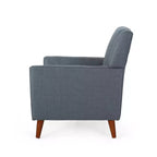 Christopher Knight Home Anvith Fauteuil club capitonné de style moderne du milieu du siècle