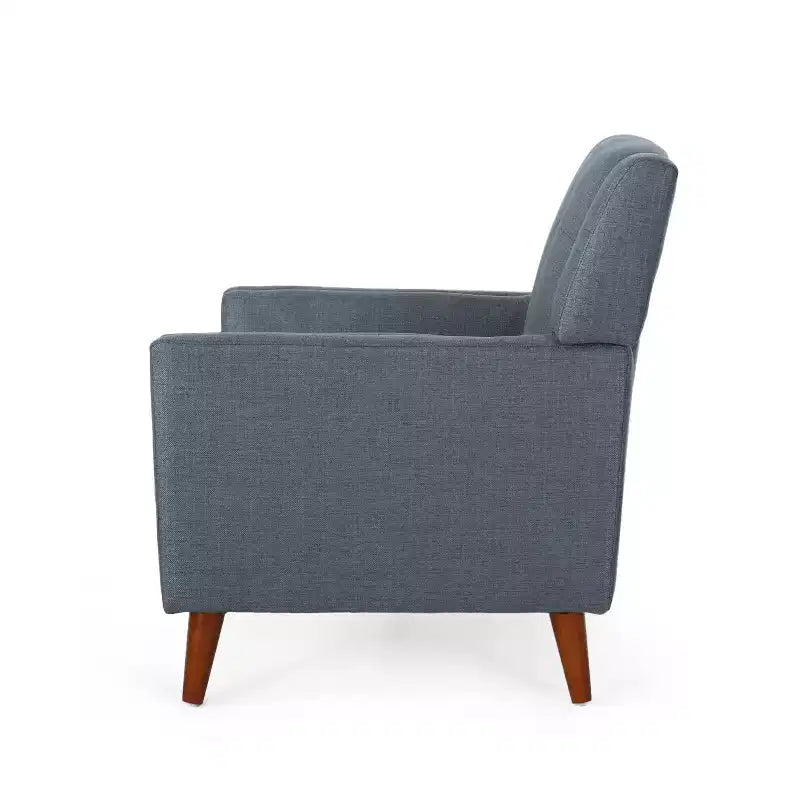 Christopher Knight Home Anvith Fauteuil club capitonné de style moderne du milieu du siècle