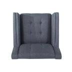 Christopher Knight Home Anvith Fauteuil club capitonné de style moderne du milieu du siècle