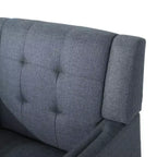Christopher Knight Home Anvith Fauteuil club capitonné de style moderne du milieu du siècle
