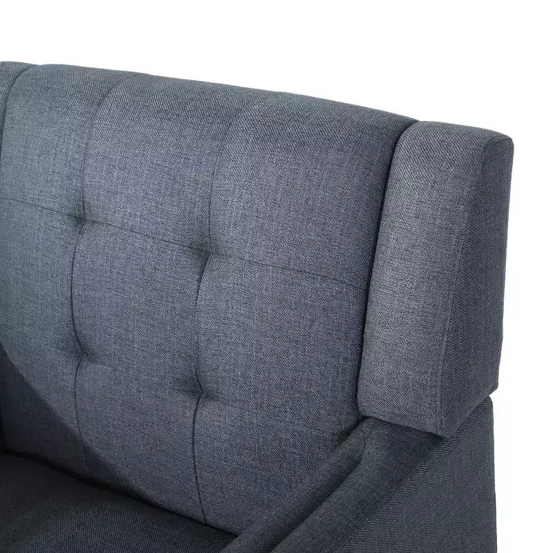 Christopher Knight Home Anvith Fauteuil club capitonné de style moderne du milieu du siècle