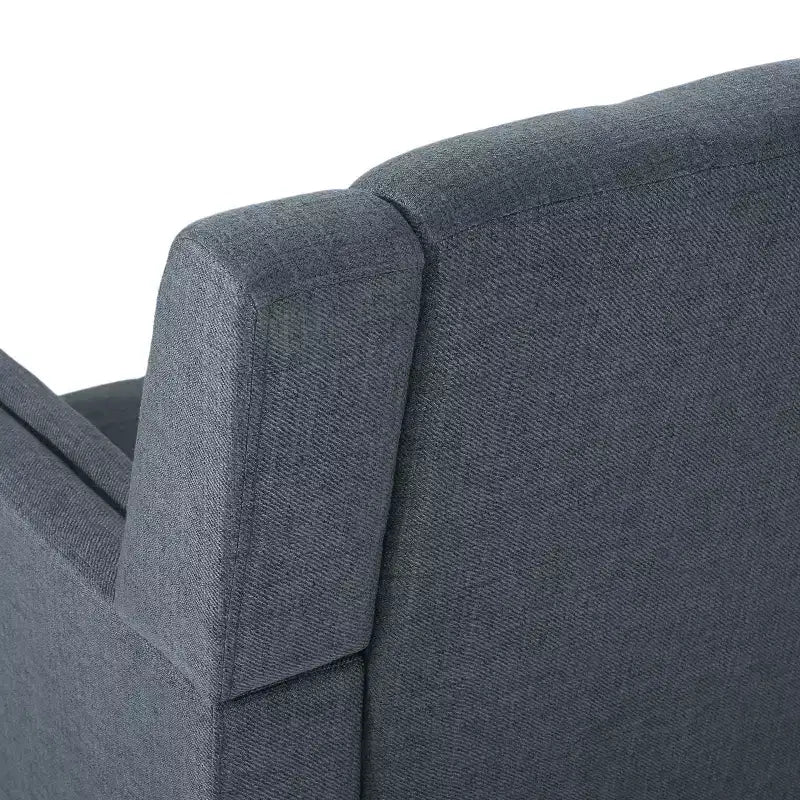 Christopher Knight Home Anvith Fauteuil club capitonné de style moderne du milieu du siècle