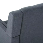 Christopher Knight Home Anvith Fauteuil club capitonné de style moderne du milieu du siècle