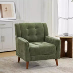 Christopher Knight Home Anvith Fauteuil club capitonné de style moderne du milieu du siècle