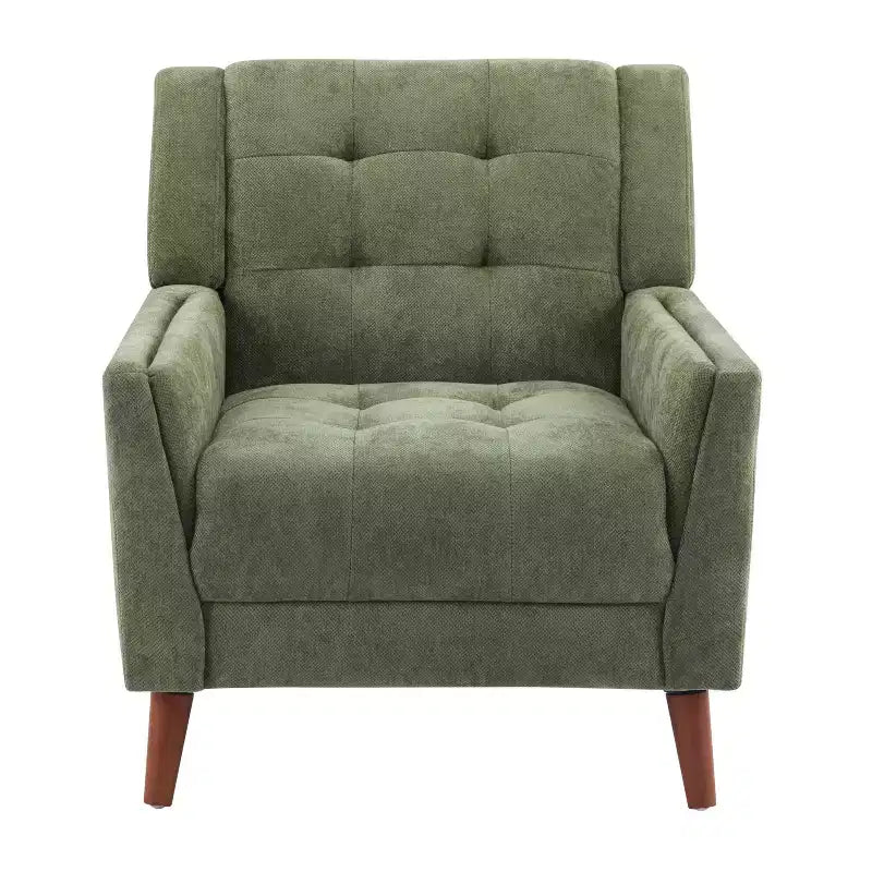 Christopher Knight Home Anvith Fauteuil club capitonné de style moderne du milieu du siècle
