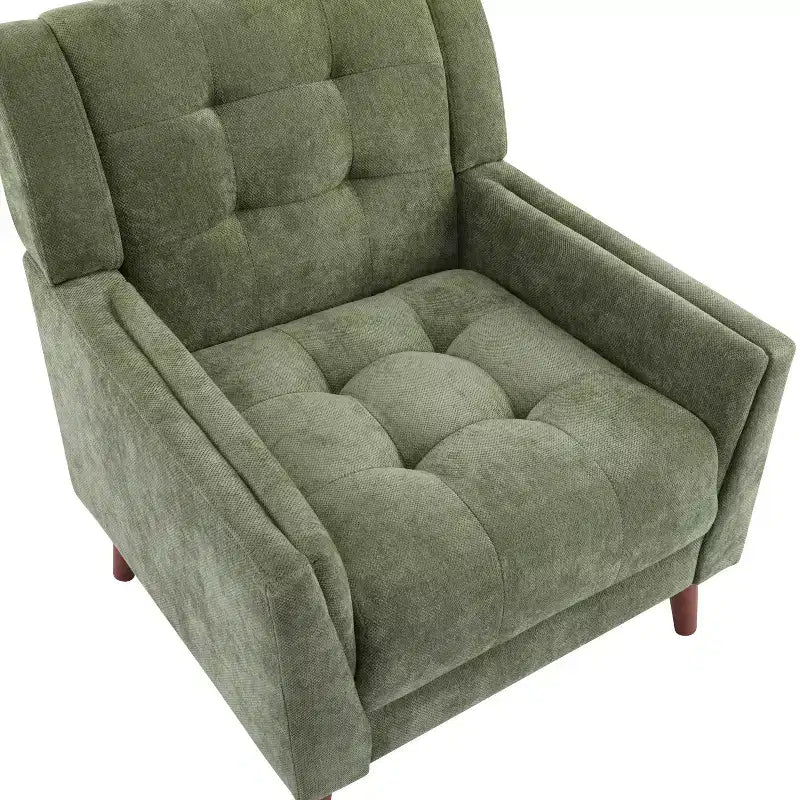 Christopher Knight Home Anvith Fauteuil club capitonné de style moderne du milieu du siècle