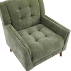 Christopher Knight Home Anvith Fauteuil club capitonné de style moderne du milieu du siècle