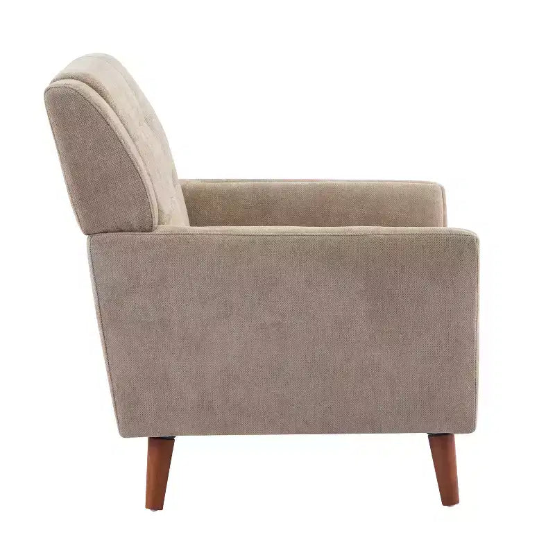 Christopher Knight Home Anvith Fauteuil club capitonné de style moderne du milieu du siècle