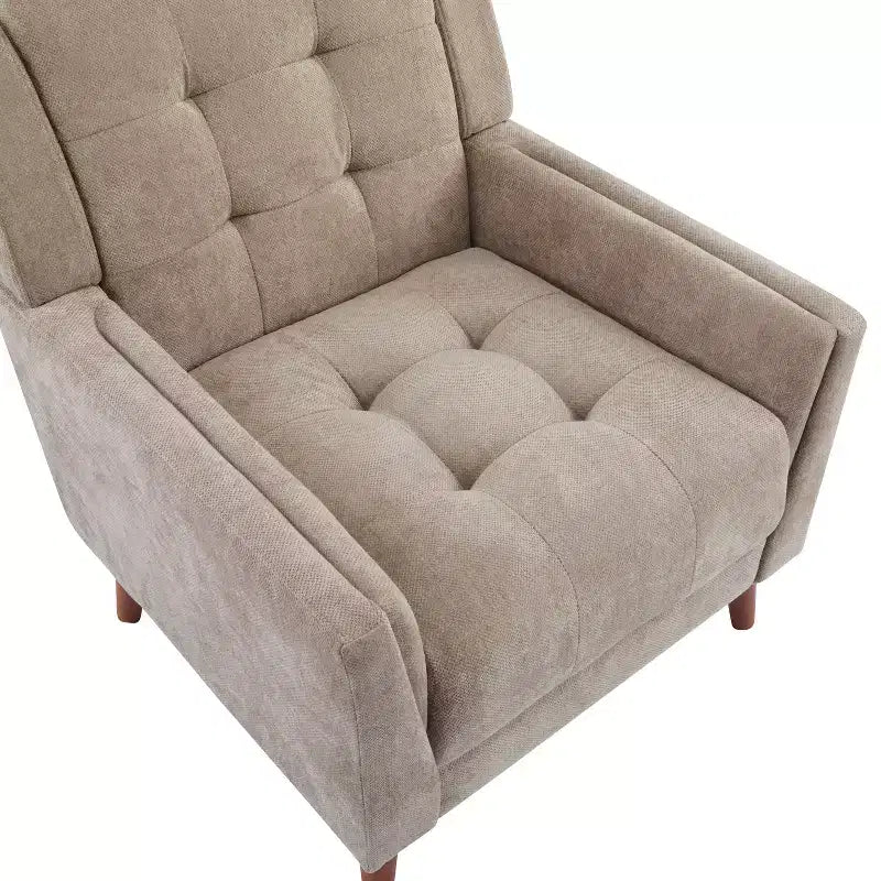 Christopher Knight Home Anvith Fauteuil club capitonné de style moderne du milieu du siècle