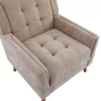 Christopher Knight Home Anvith Fauteuil club capitonné de style moderne du milieu du siècle