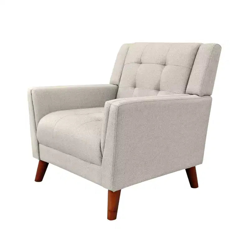 Christopher Knight Home Anvith Fauteuil club capitonné de style moderne du milieu du siècle