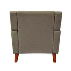 Christopher Knight Home Anvith Fauteuil club capitonné de style moderne du milieu du siècle
