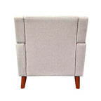 Christopher Knight Home Anvith Fauteuil club capitonné de style moderne du milieu du siècle