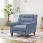 Christopher Knight Home Anvith Fauteuil club capitonné de style moderne du milieu du siècle