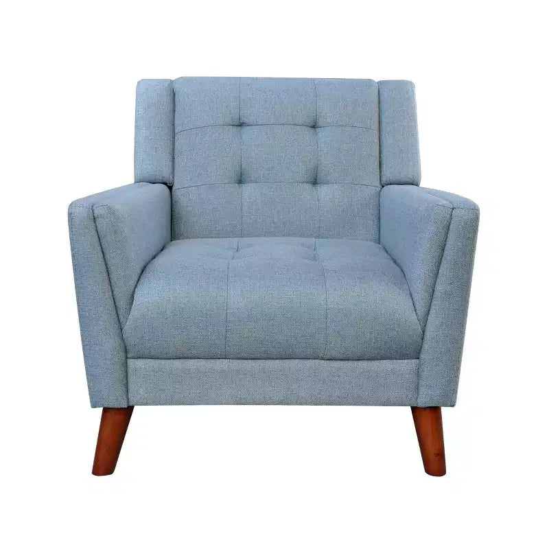 Christopher Knight Home Anvith Fauteuil club capitonné de style moderne du milieu du siècle