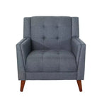 Christopher Knight Home Anvith Fauteuil club capitonné de style moderne du milieu du siècle