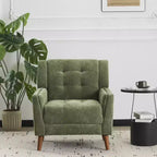 Christopher Knight Home Anvith Fauteuil club capitonné de style moderne du milieu du siècle