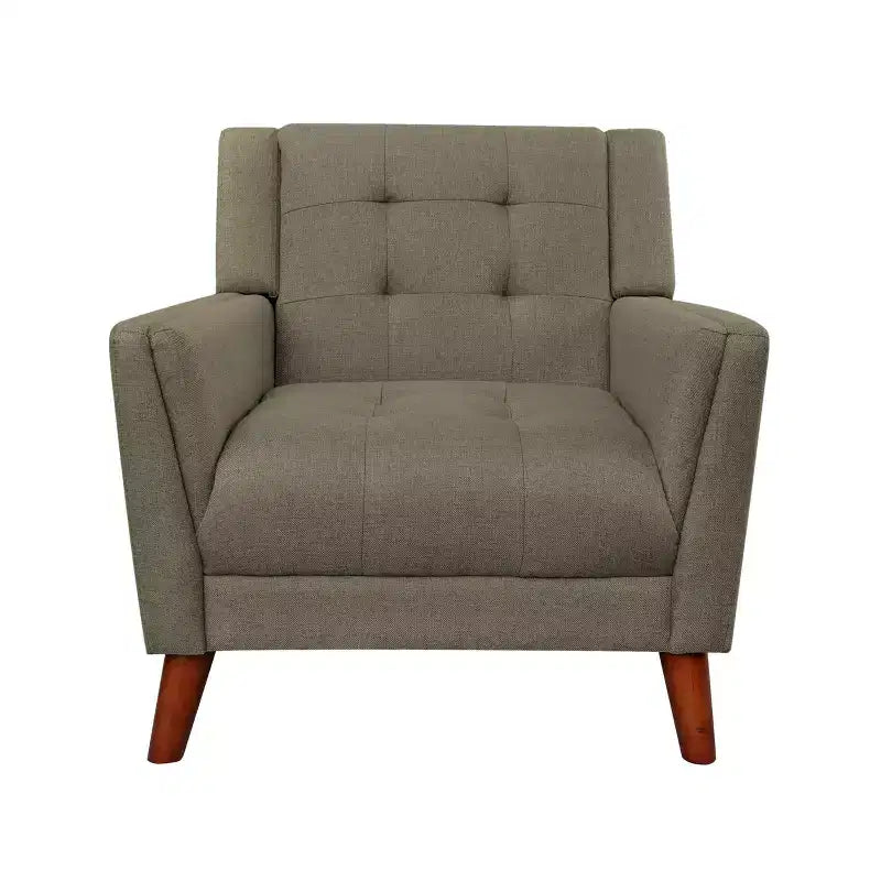 Christopher Knight Home Anvith Fauteuil club capitonné de style moderne du milieu du siècle