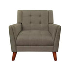 Christopher Knight Home Anvith Fauteuil club capitonné de style moderne du milieu du siècle