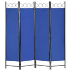 BestMassage Paravent 4 Panneaux Pliant 1,70 m Cloison de Séparation Autoportante