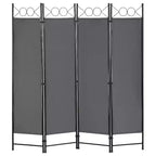 BestMassage Paravent 4 Panneaux Pliant 1,70 m Cloison de Séparation Autoportante