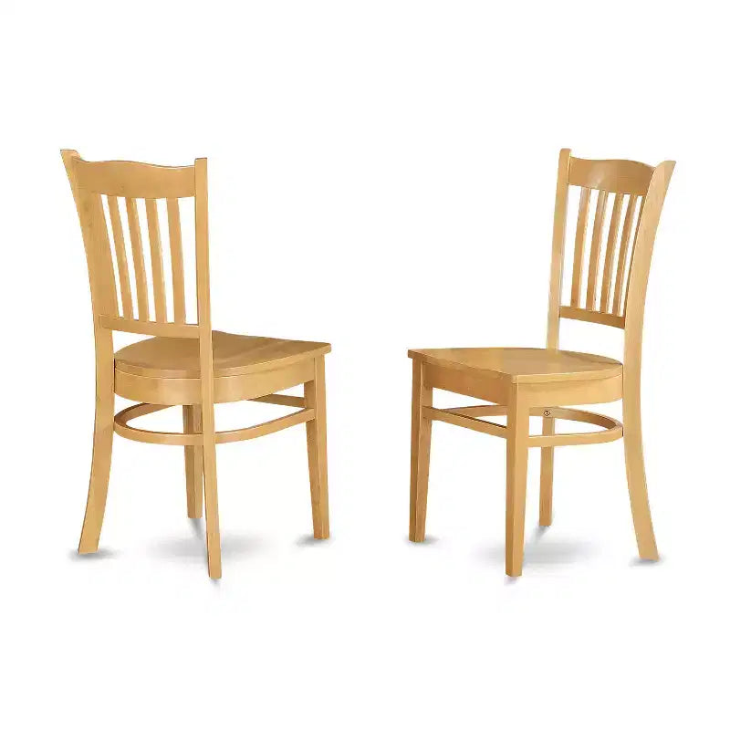 Ensemble de salle à manger ovale HomeStock avec 4 chaises style formel