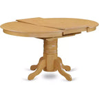 Ensemble de salle à manger ovale HomeStock avec 4 chaises style formel