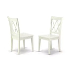 Ensemble de table à manger ronde HomeStock Linen White
