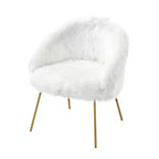 Fauteuil d'appoint Ana Lux en fausse fourrure Inspired Home