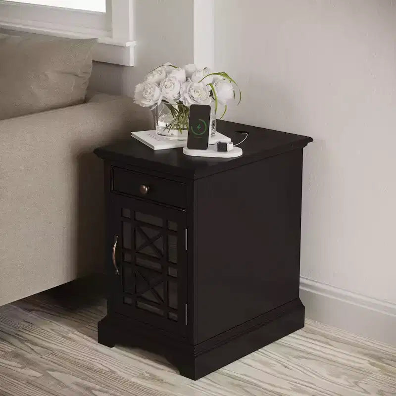 Table d'appoint Jofran Craftsman avec recharge USB