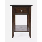 Jofran,Modern Espresso Chairside End Table
