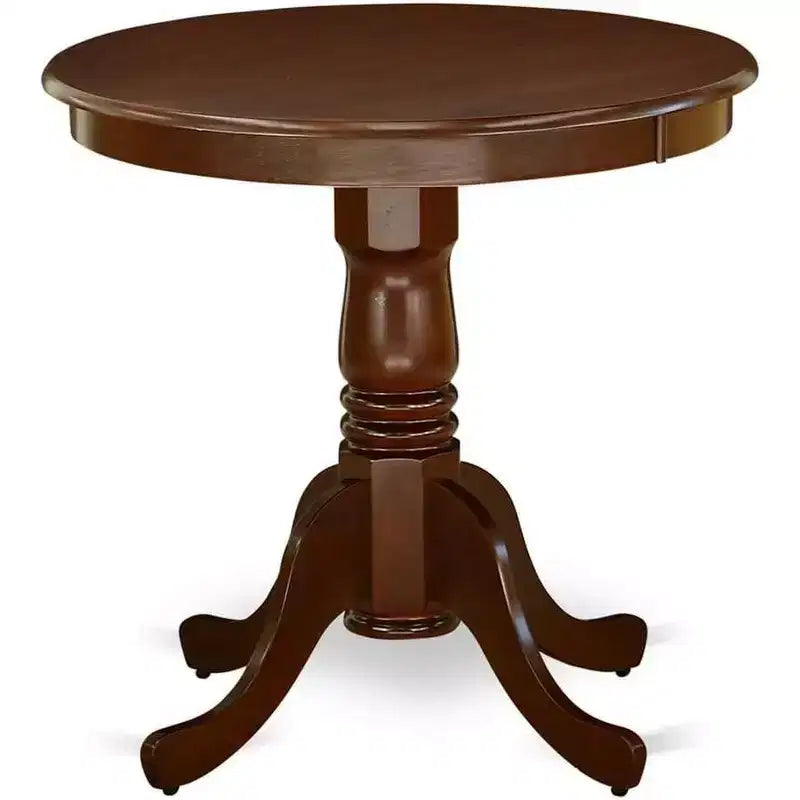 Table de salle à manger HomeStock en bois d'hévéa