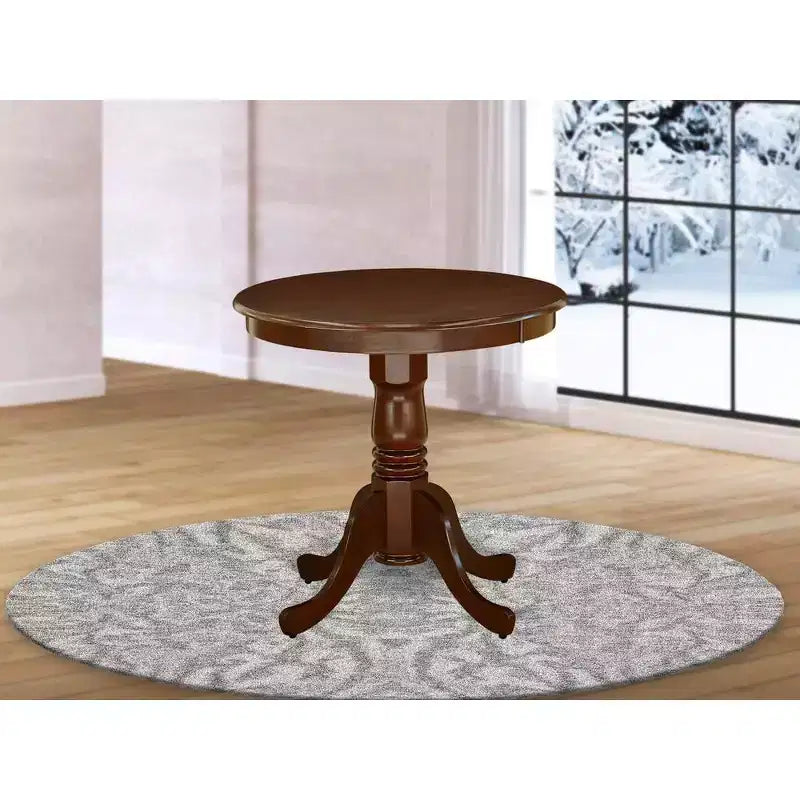 Table de salle à manger HomeStock en bois d'hévéa