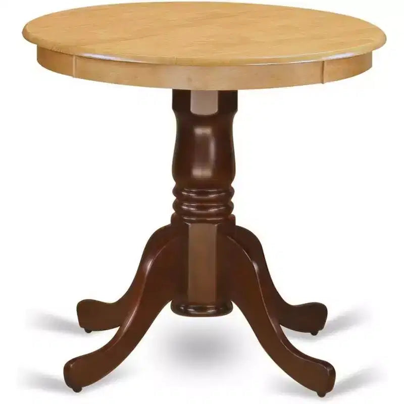 Table de salle à manger HomeStock en bois d'hévéa