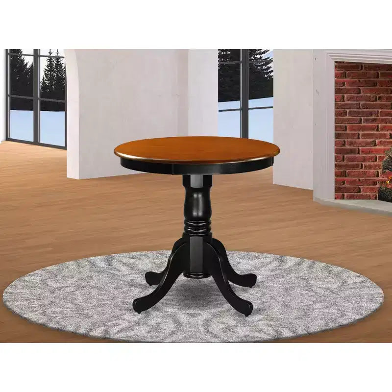 Table de salle à manger HomeStock en bois d'hévéa