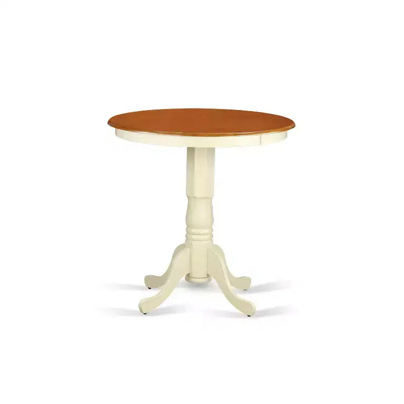 Table de salle à manger HomeStock en bois d'hévéa