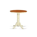 Table de salle à manger HomeStock en bois d'hévéa