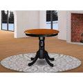 HomeStock Dining Table Made of Rubber Wood
