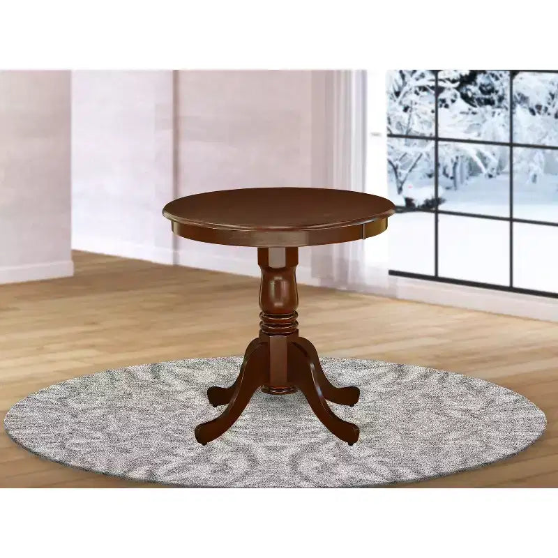 Table de salle à manger HomeStock en bois d'hévéa