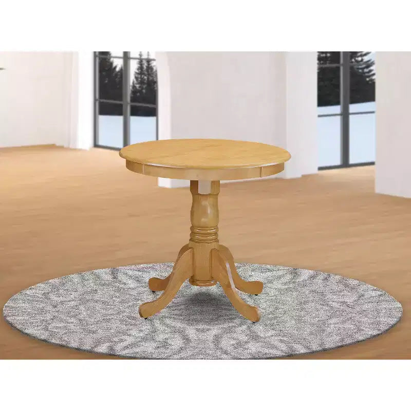 Table de salle à manger HomeStock en bois d'hévéa