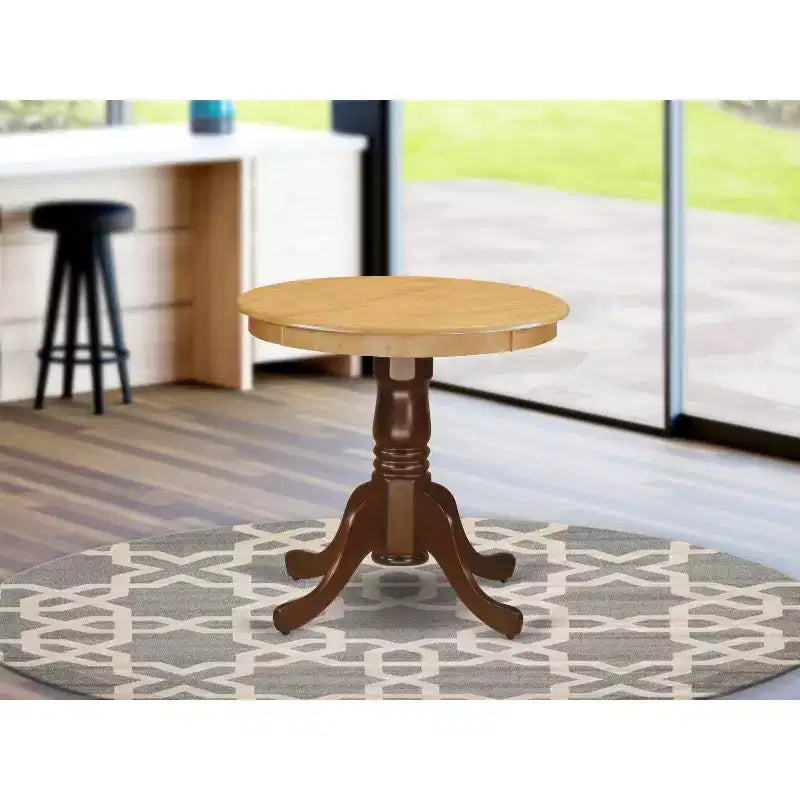 Table de salle à manger HomeStock en bois d'hévéa