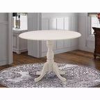 Table de salle à manger HomeStock en bois d'acacia avec texture bois et deux rallonges de 9 pouces
